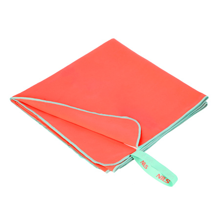 Ręcznik z mikrofibry szybkoschnący NILS NCR11 140x70 koralowy