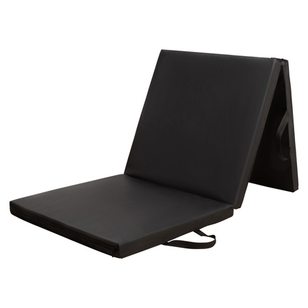 Materac gimnastyczny składany HMS PREMIUM MGS02 czarny