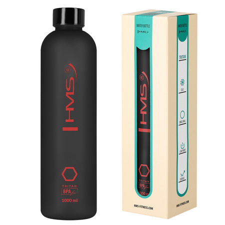 Butelka tritanowa HMS NCD61 1000 ml czarna