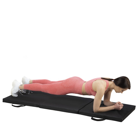 Materac gimnastyczny składany HMS PREMIUM MGS02 czarny