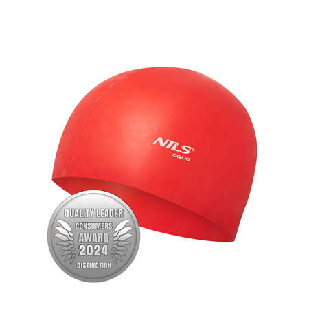 Czepek do pływania NQC NILS AQUA RD01 czerwony