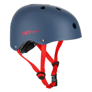 Kask NILS EXTREME MTW001-1 szaro-czerwony