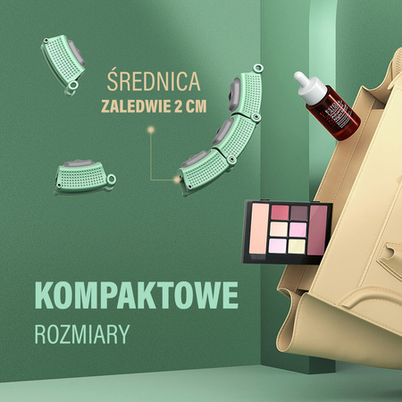 Hula hop z magnesami, obciążnikiem i licznikiem HMS HHM14 zielony