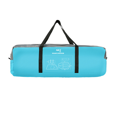 Namiot kempingowy NILS CAMP NC6013 szary rocker 3 - osobowy