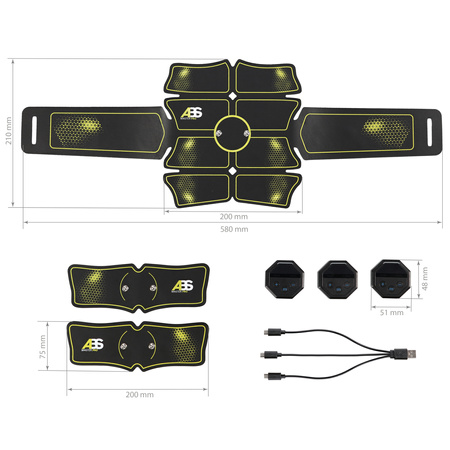 Elektrostymulator HMS ABS czarny