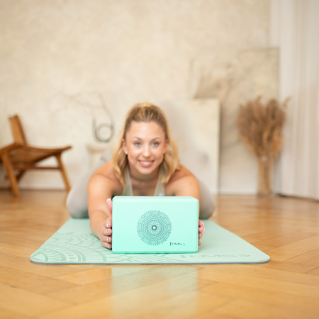 Kostka do jogi HMS KJ02 miętowa