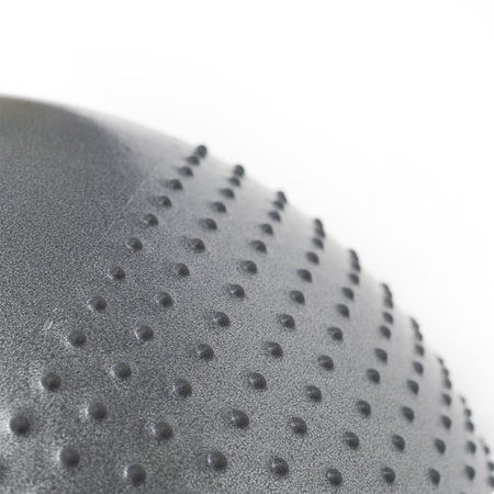 Piłka gimnastyczna masująca HMS YB03 65 cm szara